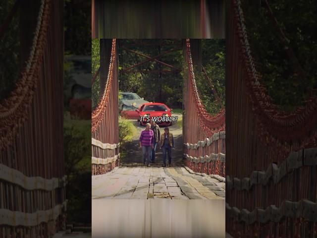 Want to drive over the pedestrian bridge… #carshow #thegrandtour #topgear