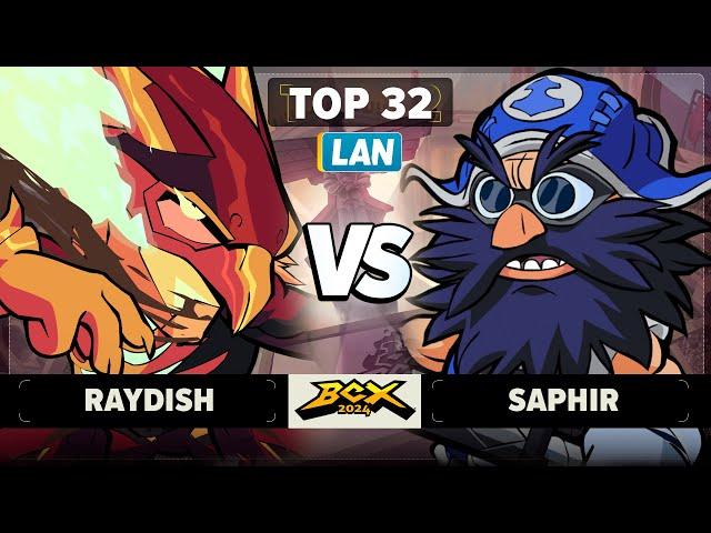 Raydish vs Saphir - Top 32 - Brawlhalla World Championship 2024 - LAN 1v1