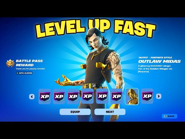 How to Unlock OUTLAW MIDAS in Fortnite (LEVEL UP FAST)