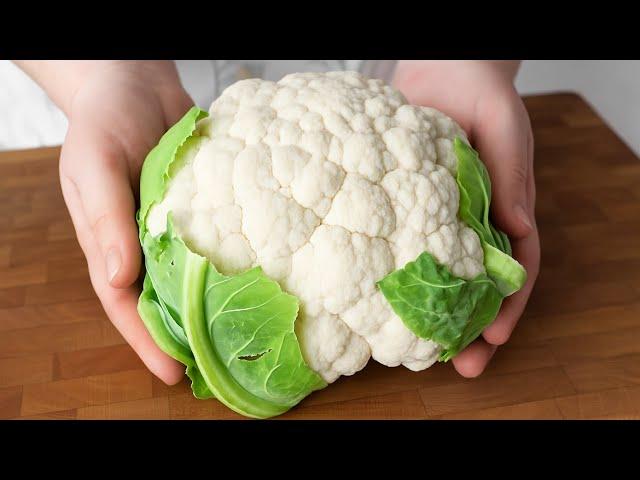 Cauliflower with eggs tastes better than meat! Very delicious, simple, and quick!