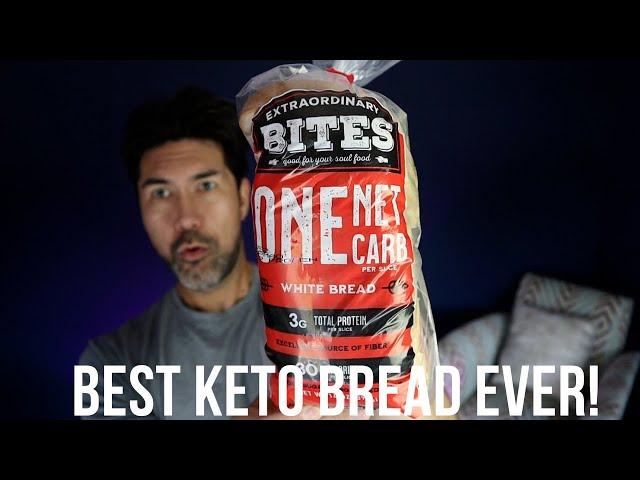 Extraordinary Bites Low Carb Keto Bread Review | with Blood Glucose Readings | Best KETO Bread Ever?