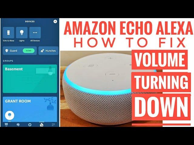 How to Fix Amazon Alexa Echo Turning Volume Down Everyday Morning Volume Routine