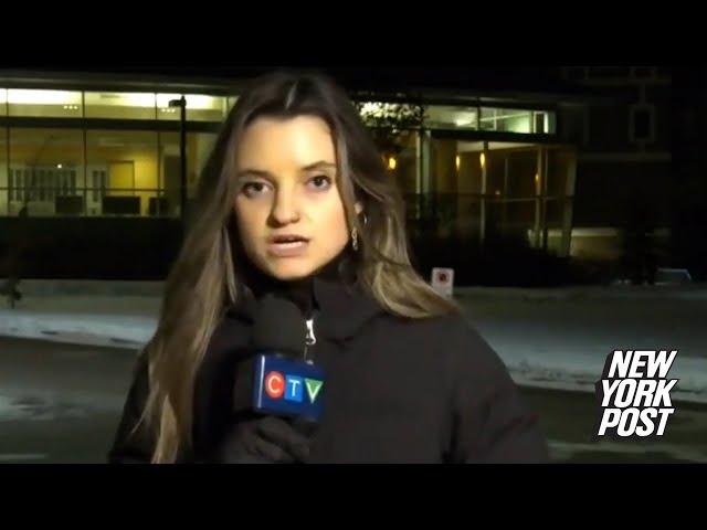 Canadian TV reporter Jessica Robb suffers scary medical emergency on air | New York Post