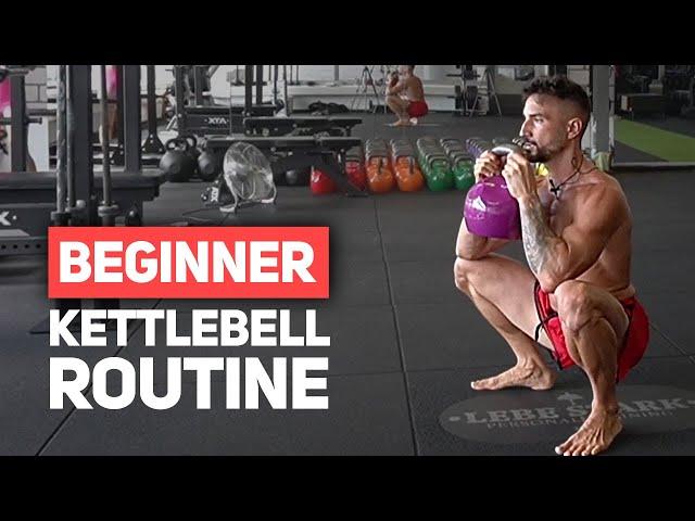 15-Minute Beginner Kettlebell Workout - (FOLLOW ALONG)