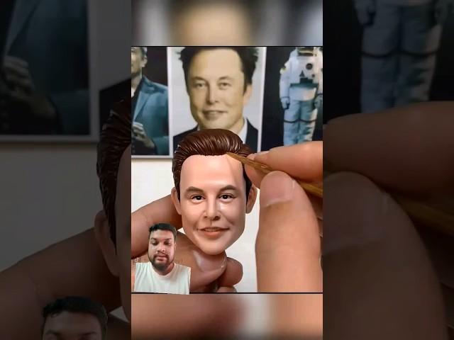 Clay Sculpture| Elon Musk #art #clayartisanjay #sculpture #claymodel #clay #claysculpting #movie