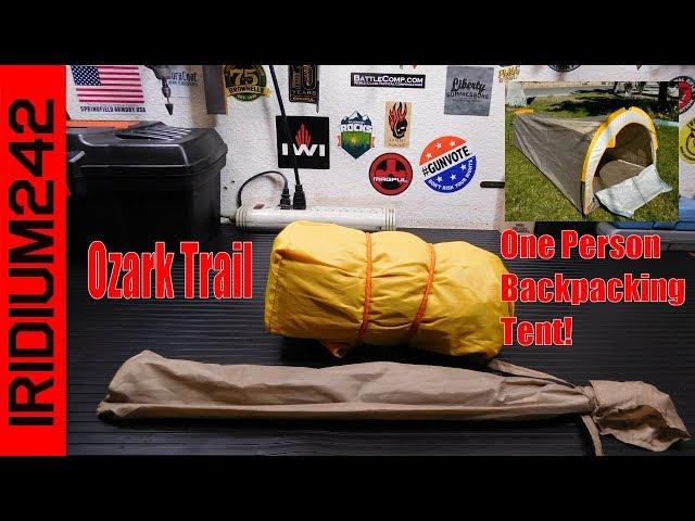Ozark Trail One Person Backpacking Tent
