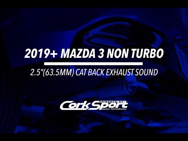 2019+ Mazda 3 Non-Turbo Cat Back - Audio