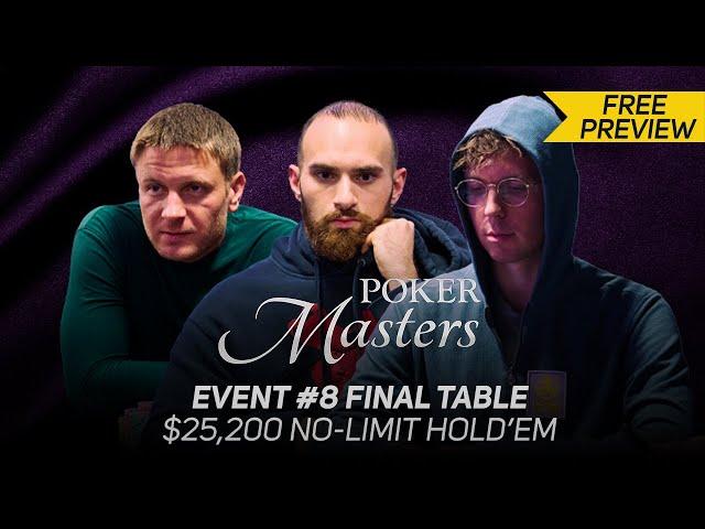 Poker Masters 2024 | Event #8 $25,000 Final Table ft Andrew Lichtenberger, Sam Soverel & Aram Zobian