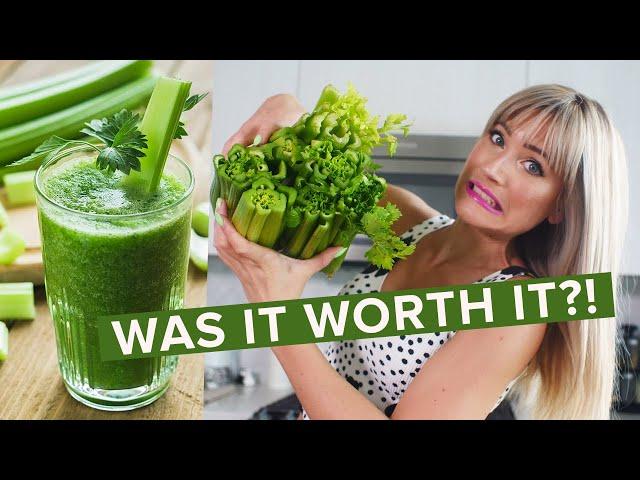 Here's My CELERY JUICE Review | I Tried Drinking Celery Juice for 10 Days and This Happened...