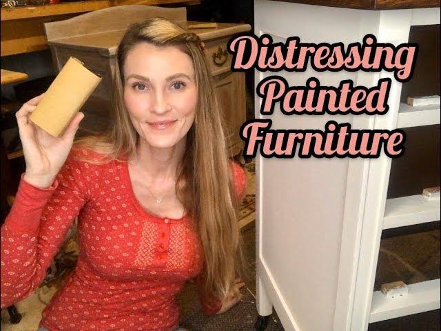 How To Distress Painted Furniture