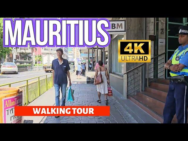 Mauritius Walking Tour - Exploring Port Louis [ 4K HDR - 60 fps ]