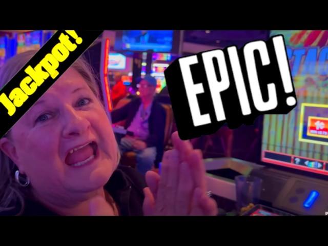She COULDN'T Believe Her Eyes At This JACKPOT HAND PAY At Hard Rock Casino!