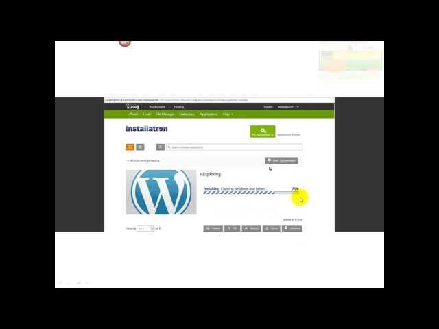 How To Install Wordpress on a Go Daddy Domain Name - 2014