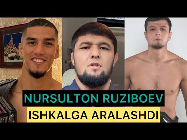 NURSULTON RUZIBOEV AMIRXON VA DOSTONDI ISHKALIGA ARALASHDI