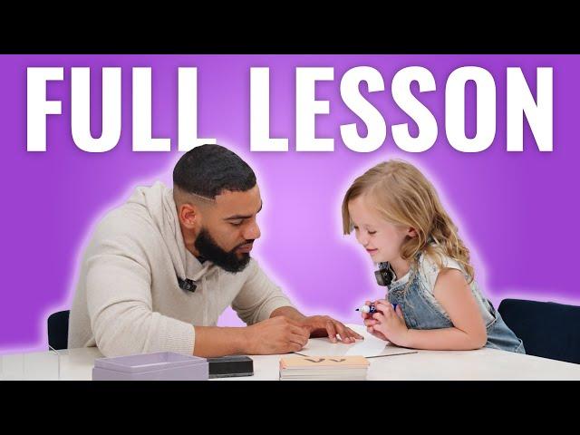 Easy Kindergarten Spelling Lesson