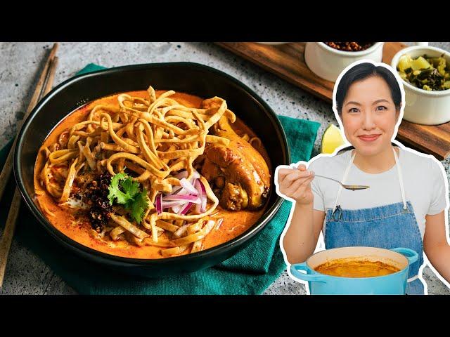 Thai Chef Makes KHAO SOI From Scratch!