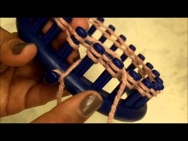 HOW TO LOOM KNIT Step by Step Loom Knitting for Beginners ( Loomahat )