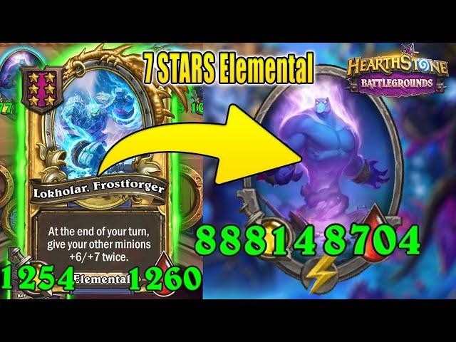 Biggest 7 Stars Elemental Ever With Triple End Turn Effects | Christian Hearthstone Battlegrounds