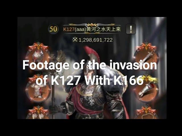 Clash Of Empire: Invasion Footage K127 with K166