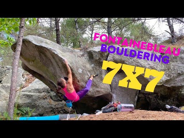 Fontainebleau Bouldering 7x7 Part 1 (7a-7b+)