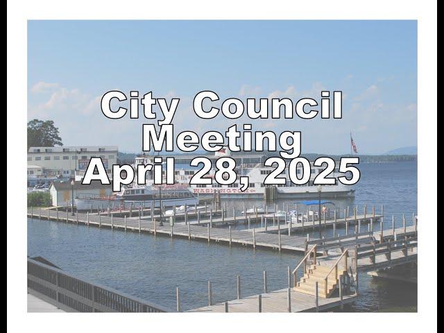 City Council Meeting 4/28/2025