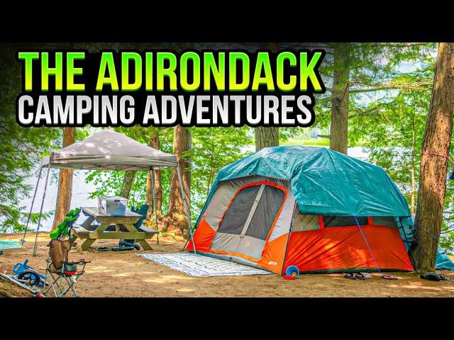 Lost in Paradise - The Adirondack Camping Adventures | Camp under starlit skies