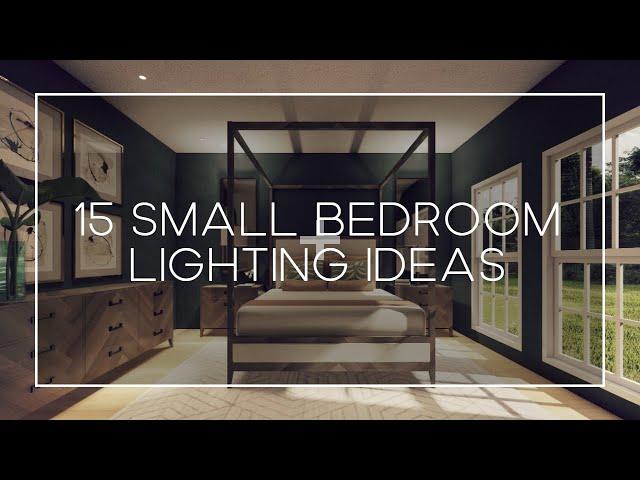 15 Small Bedroom Lighting Designs - Make Your Bedroom Look Bigger