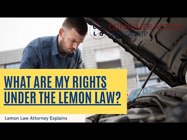 How Does The Lemon Law Work? How Do I Know If I Have A Lemon Car?