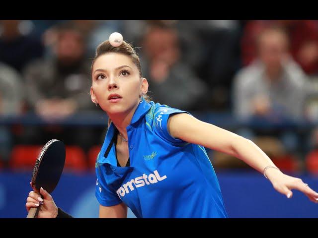 Table tennis. Train with Bernadette Szocs! Some points from practice