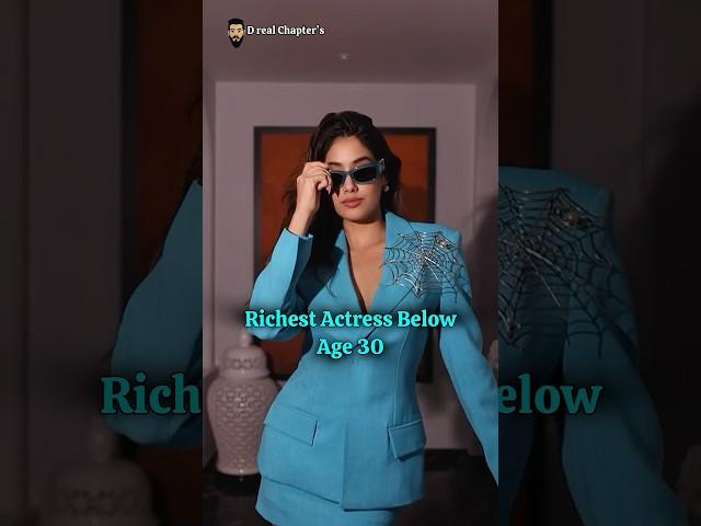 Richest Indian Actress Aged Below 30 #bollywood #janhvikapoor #ananyapandey #rashmikamandanna