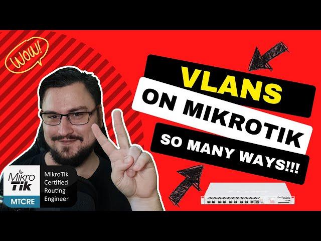 Full MikroTik MTCRE - Introduction to VLANs on MikroTik. (Episode 1)