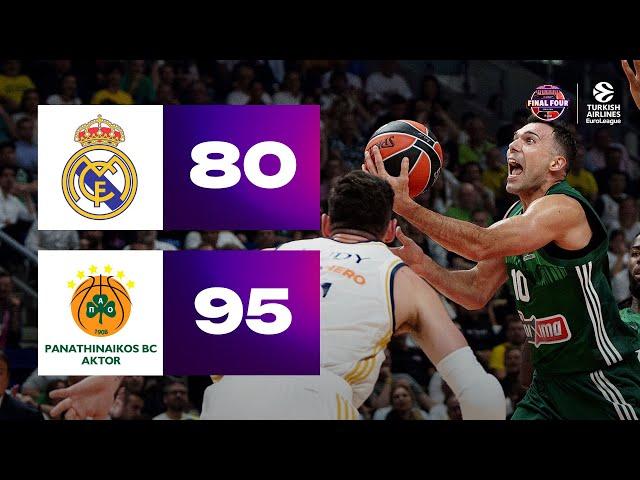 Real Madrid - Panathinaikos | CHAMPIONSHIP Game HIGHLIGHTS | 2023-24 Turkish Airlines EuroLeague