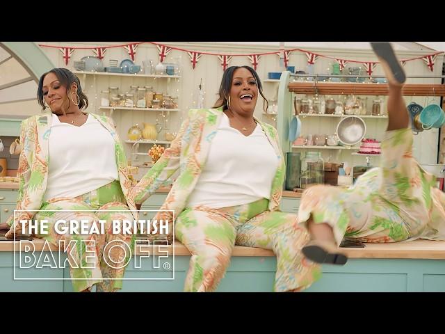 Alison takes a TUMBLE!  | The Great British Bake Off