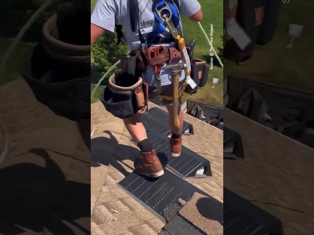 Walking on Roofs Made Easy! #shorts