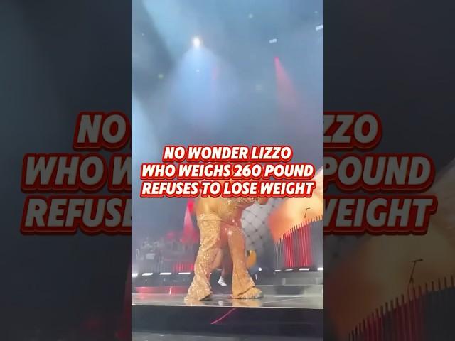 No wonder Lizzio who weighs 260 pound refuses to lose weight-1 #shorts#lizzo#celebrity