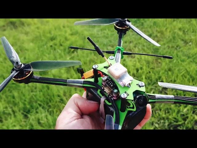 55 minutes flight time with ultralight quad(F2203.5 1500KV)