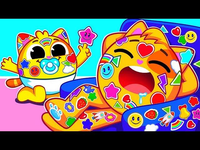 Stickers for Kids | Funny Song For Baby & Nursery Rhymes by Toddler Zoo