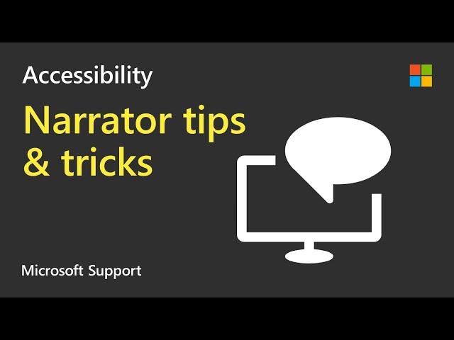 How to use the Narrator screen reader in Windows 10 | Microsoft