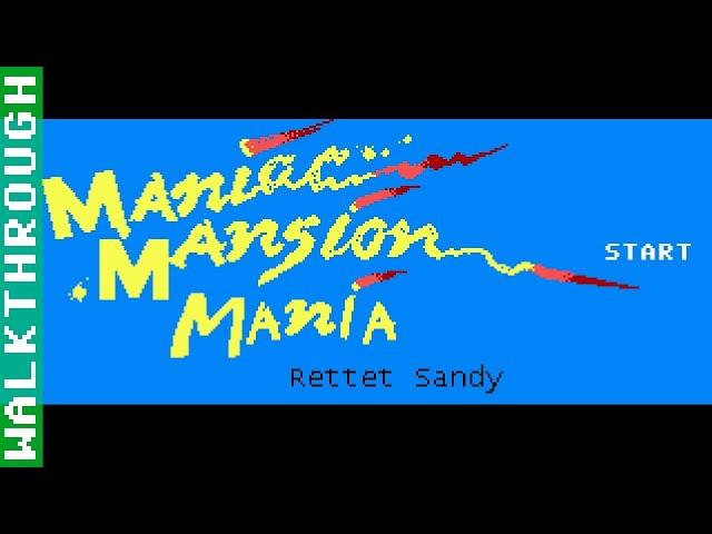 Maniac Mansion Mania Trash: Rettet Sandy Lösung (Deutsch) (PC, Win) - Unkommentiert