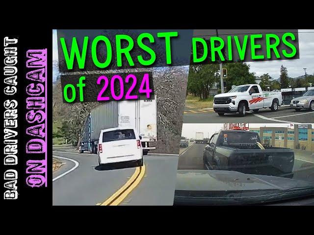 WORST DRIVERS of 2024 Compilation [STUPID PEOPLE, Close Calls & Crazy Driving Fails in USA]