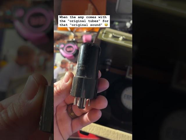 It’s probably time to replace the tubes in your guitar amp  #tubeamp #guitarist #fender #fenderamp