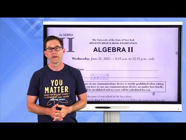 Algebra 2 Regents Review - June 2024