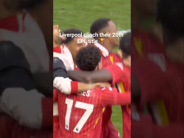 Liverpool Thrashes Tottenham to Clinch 20th EPL Title! ️