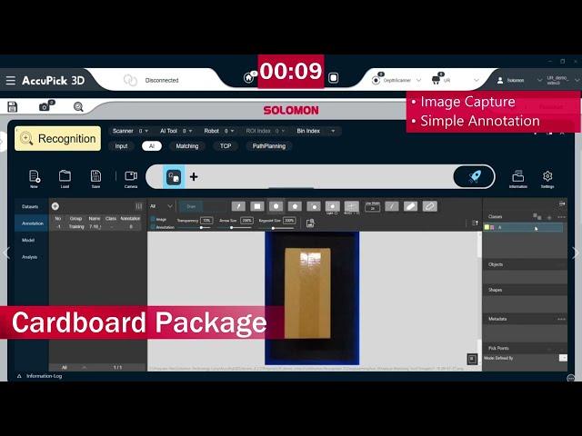 Cardboard Package Rapid AI Model Training | AccuPick Instant