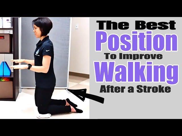 Exercise after stroke: Tall kneeling