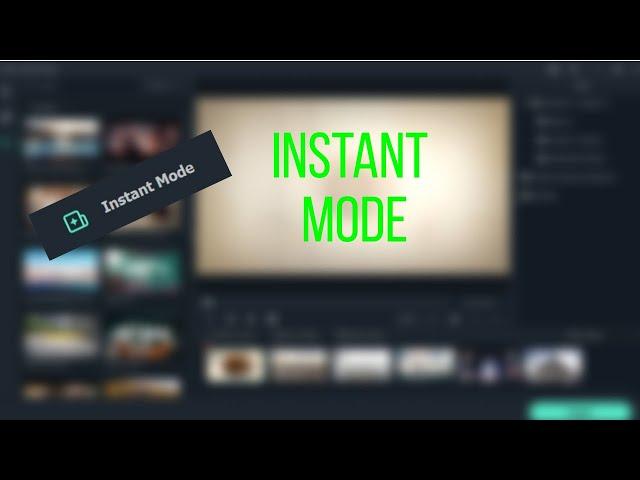 Instant Mode in Filmora 11 | Easy to use and create videos instantly