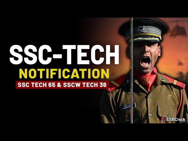 Indian Army SSC Tech 65 and SSCW Tech 36 Notification