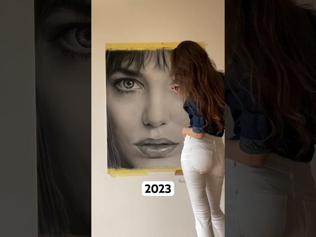 My portraits 2001 - 2024. I took a long break between 2003-2015. #shorts