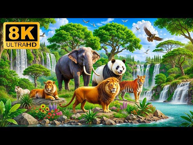 The Silence Animals 8K ULTRA HDRelaxing Movie With Soothing Music