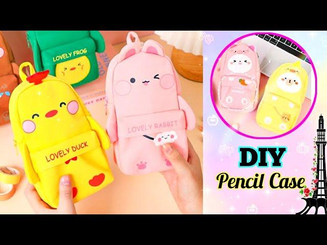 How To Make Paper Pencil Box Without Glue | paper pencil box easy and beautiful